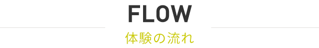 FLOW 体験コースの流れ